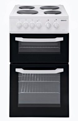 Beko - BD531A Twin - Electric Cooker - White/Ins/Del/Rec